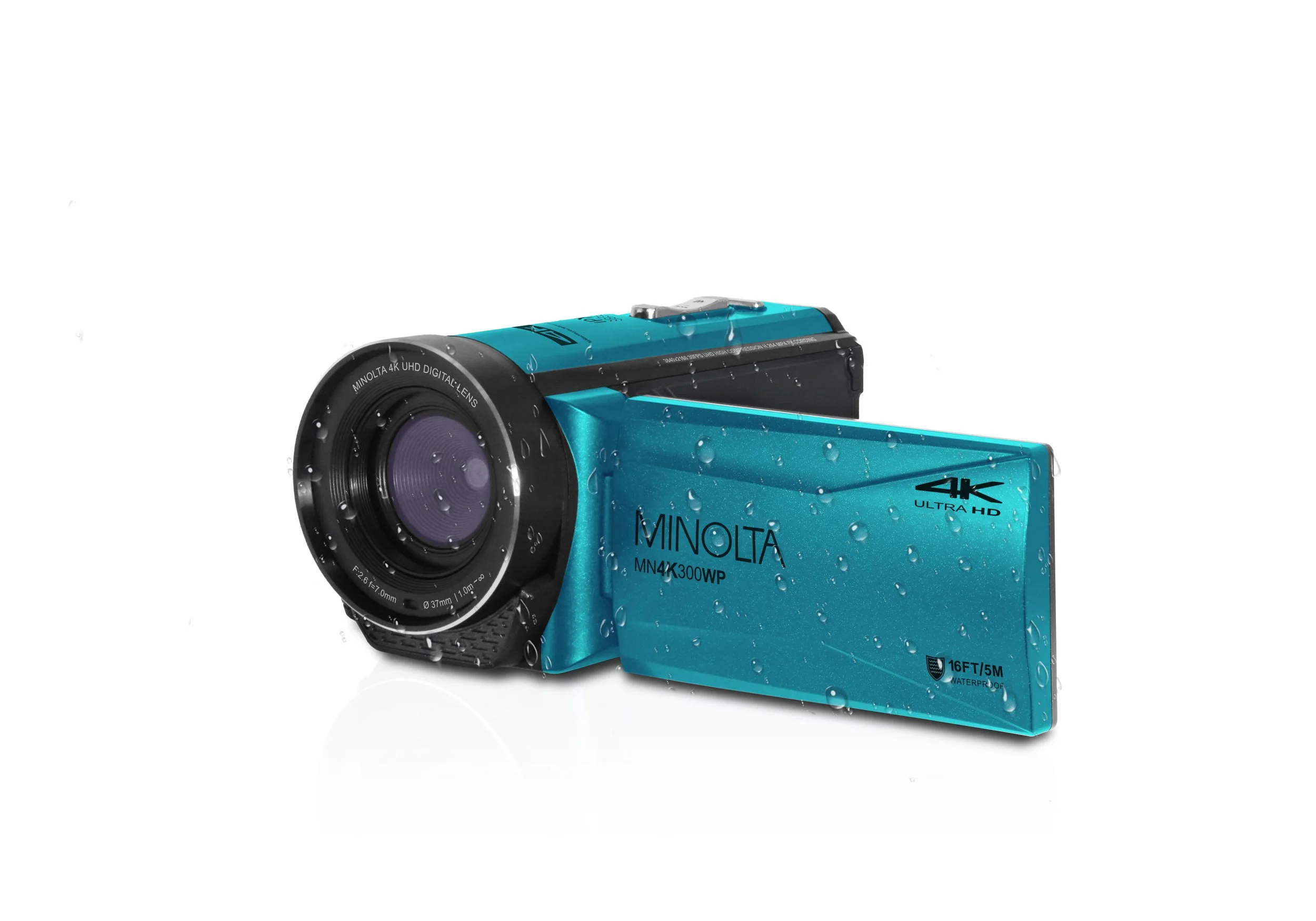 MN4K300WP 4K Ultra HD / 56 MP Waterproof Camcorder — Minolta Digital MN4K300WP 4K Ultra HD / 56 MP Waterproof Camcorder — Minolta Digital